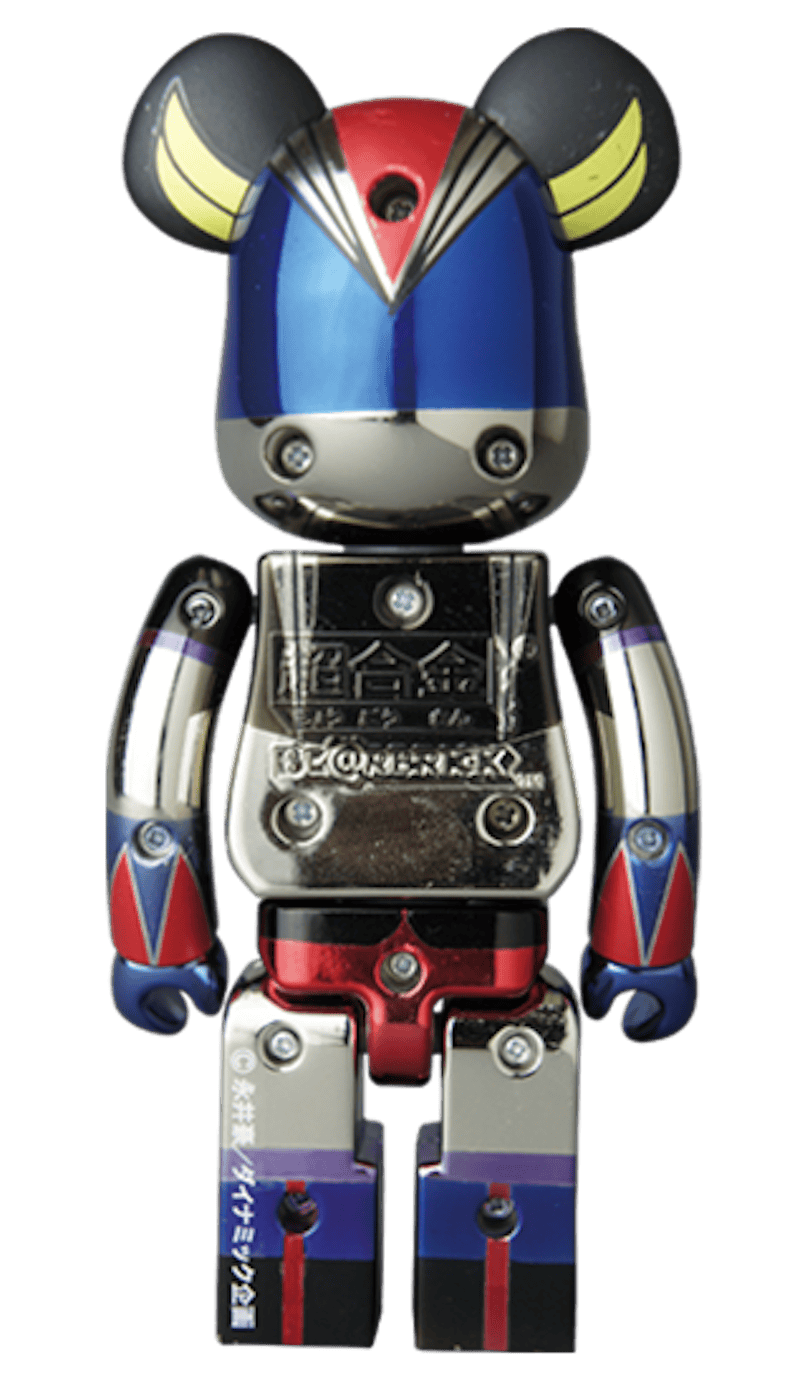 Bearbrick Superalloy Grendizer (Plating Version) 200%
