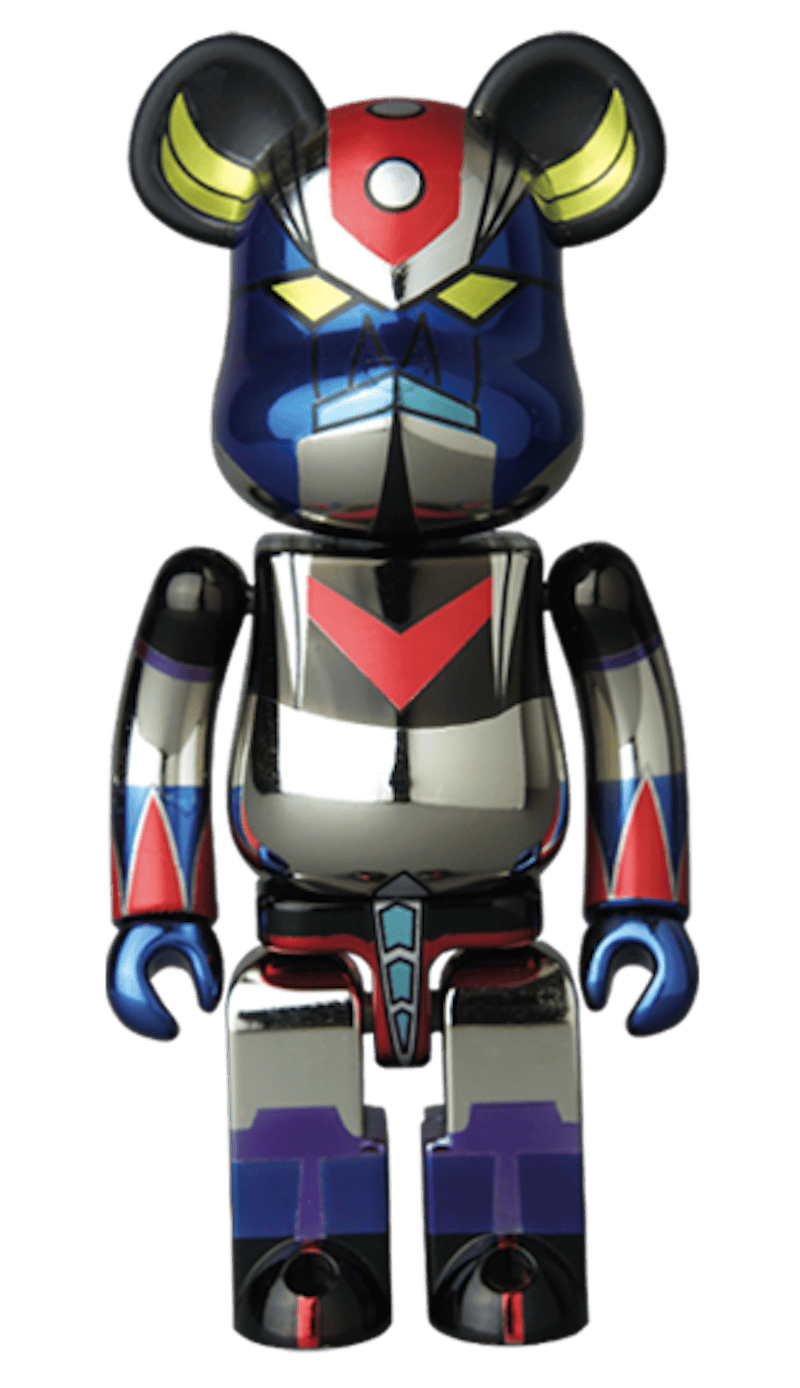 Bearbrick Superalloy Grendizer (Plating Version) 200%