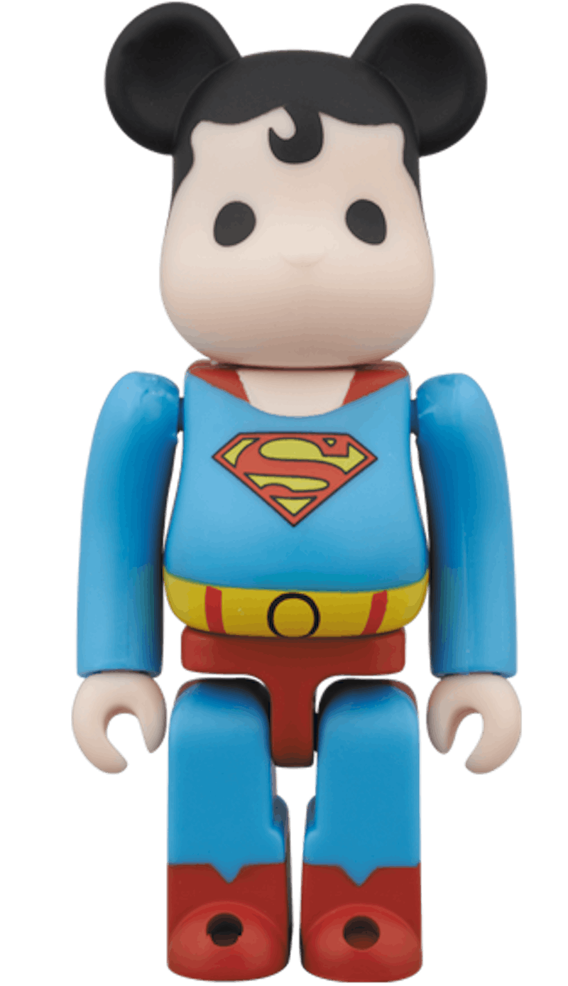 Bearbrick Superman 100% Blue