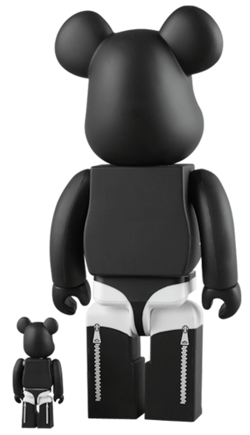 Bearbrick Surrender 100% & 400% Set Black