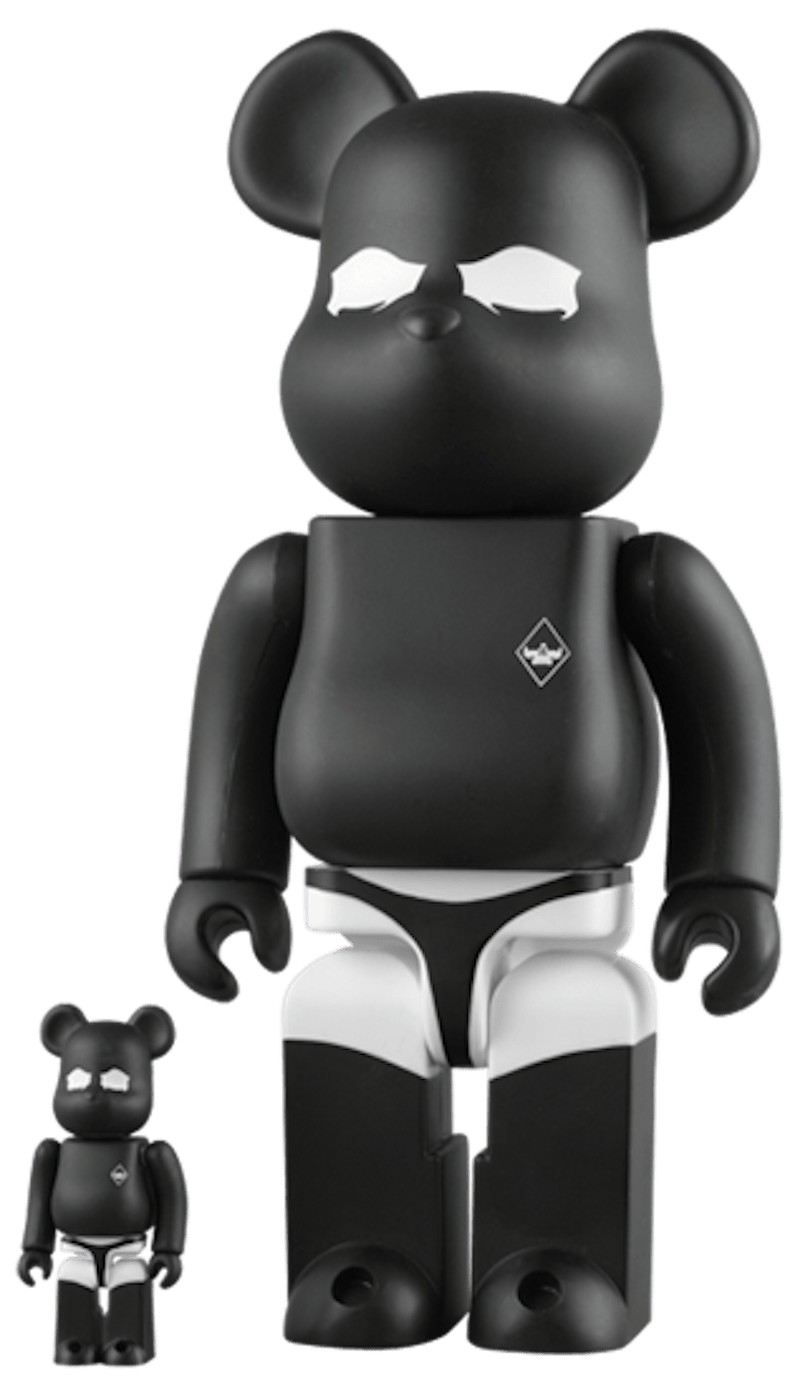 Bearbrick Surrender 100% & 400% Set Black