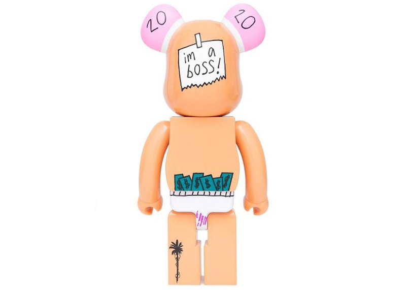 Bearbrick The 3125C x OBJECTIVE x Medicom Toy “EDC” Clot Edison Chen 100% & 400% Set