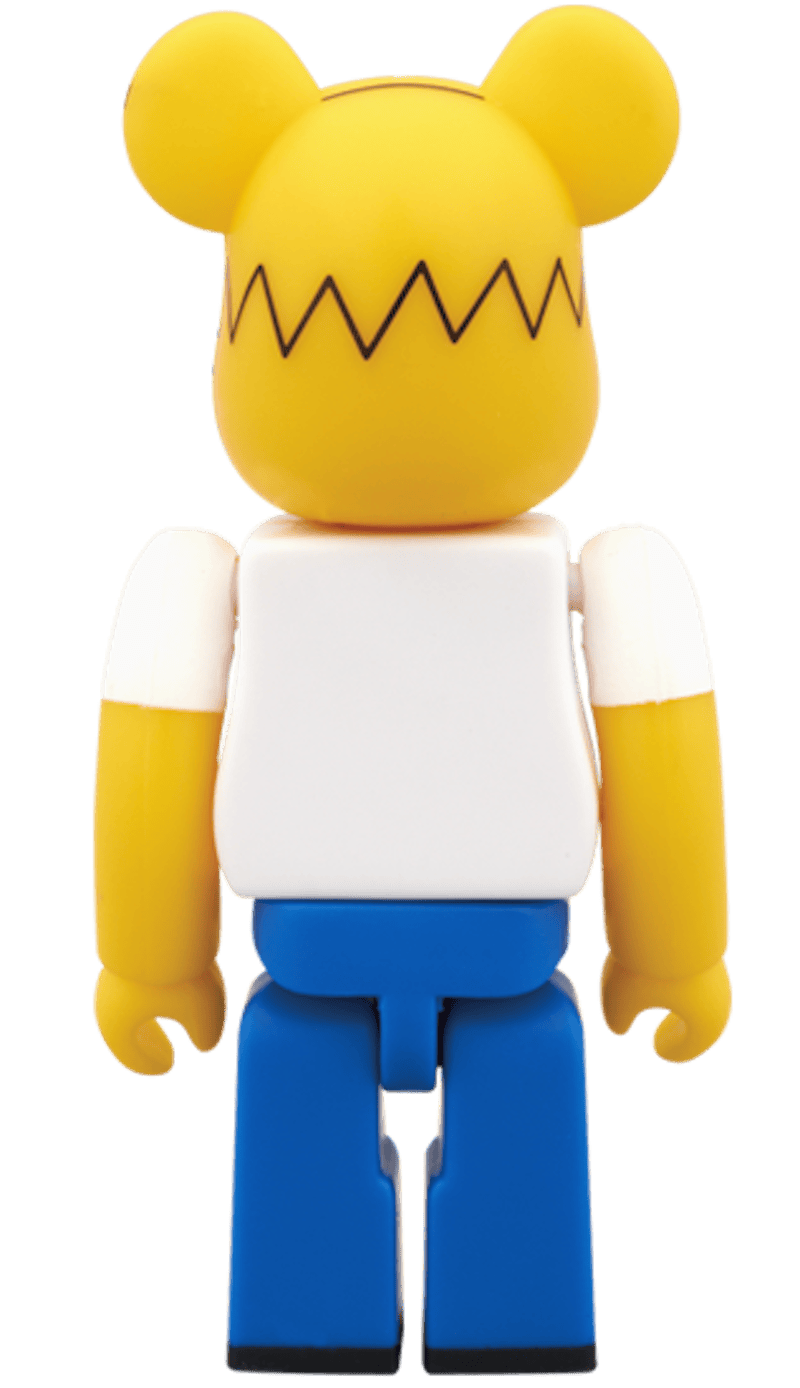 Bearbrick The Simpsons Homer 100% Yellow