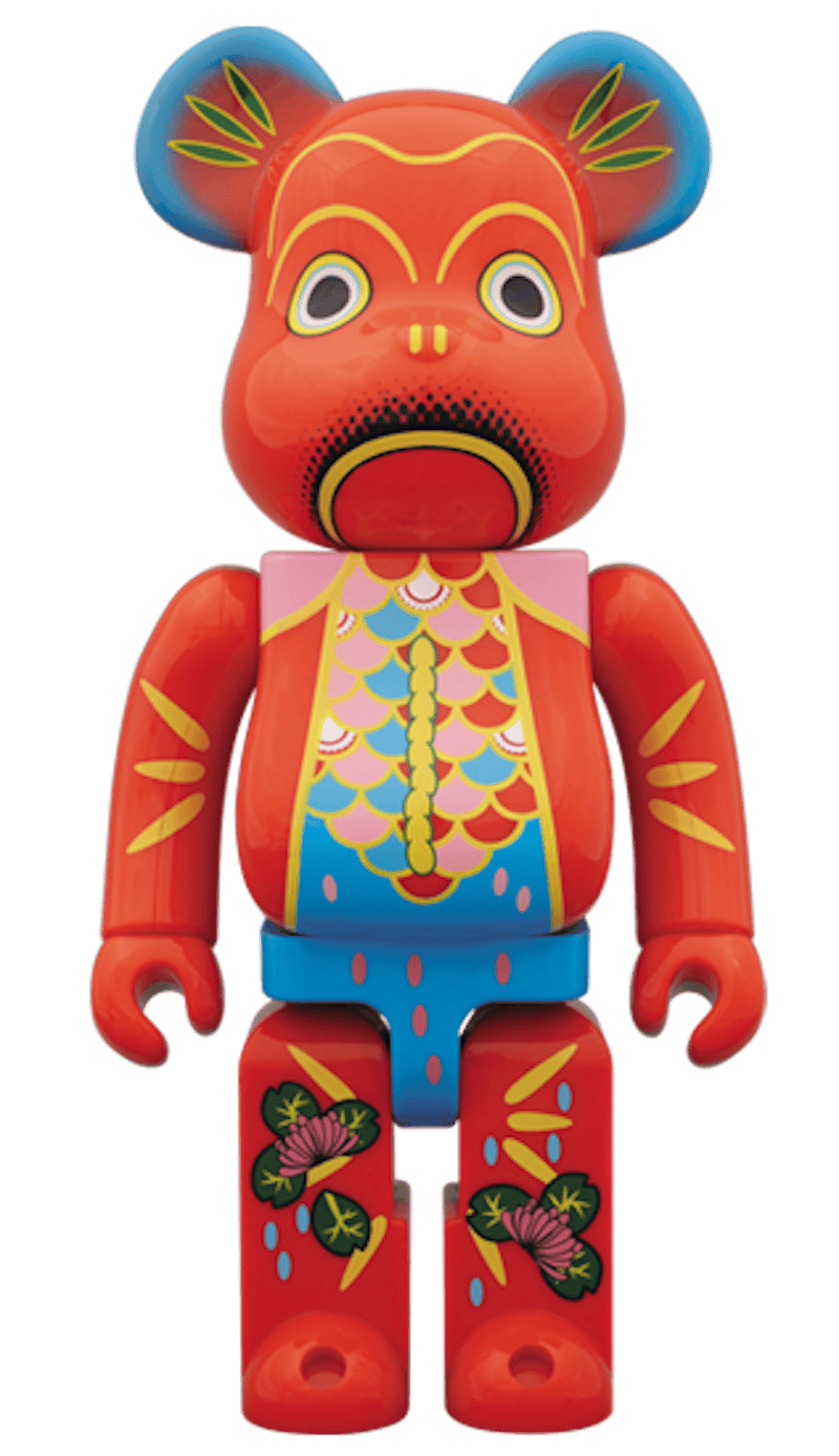Bearbrick Tiny Goldfish 400% Orange