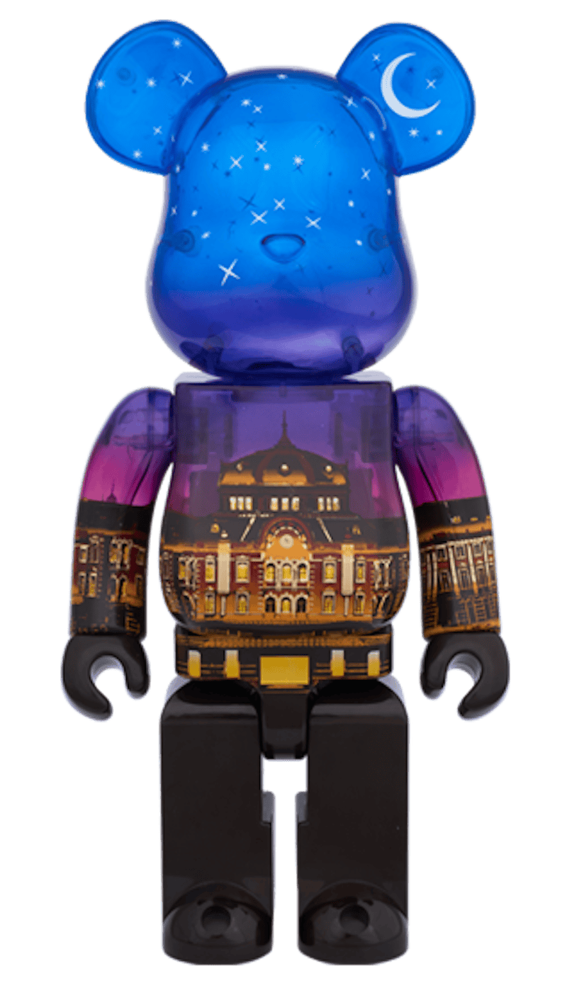 Bearbrick Tokyo Station Marunouchi Station Building Model Night Ver. 400% Multi