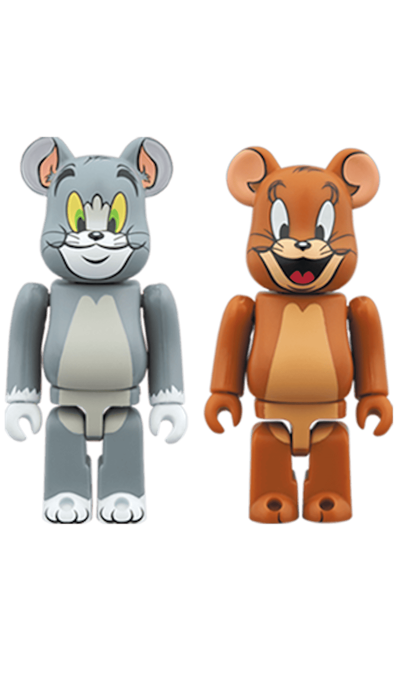 Bearbrick Tom & Jerry 2 Pack 100% Multi