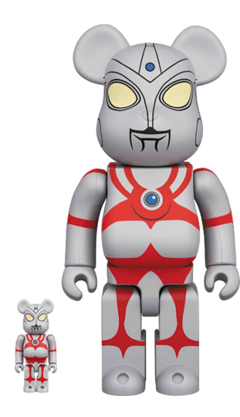 Bearbrick Ultraman A 100% & 400% Set