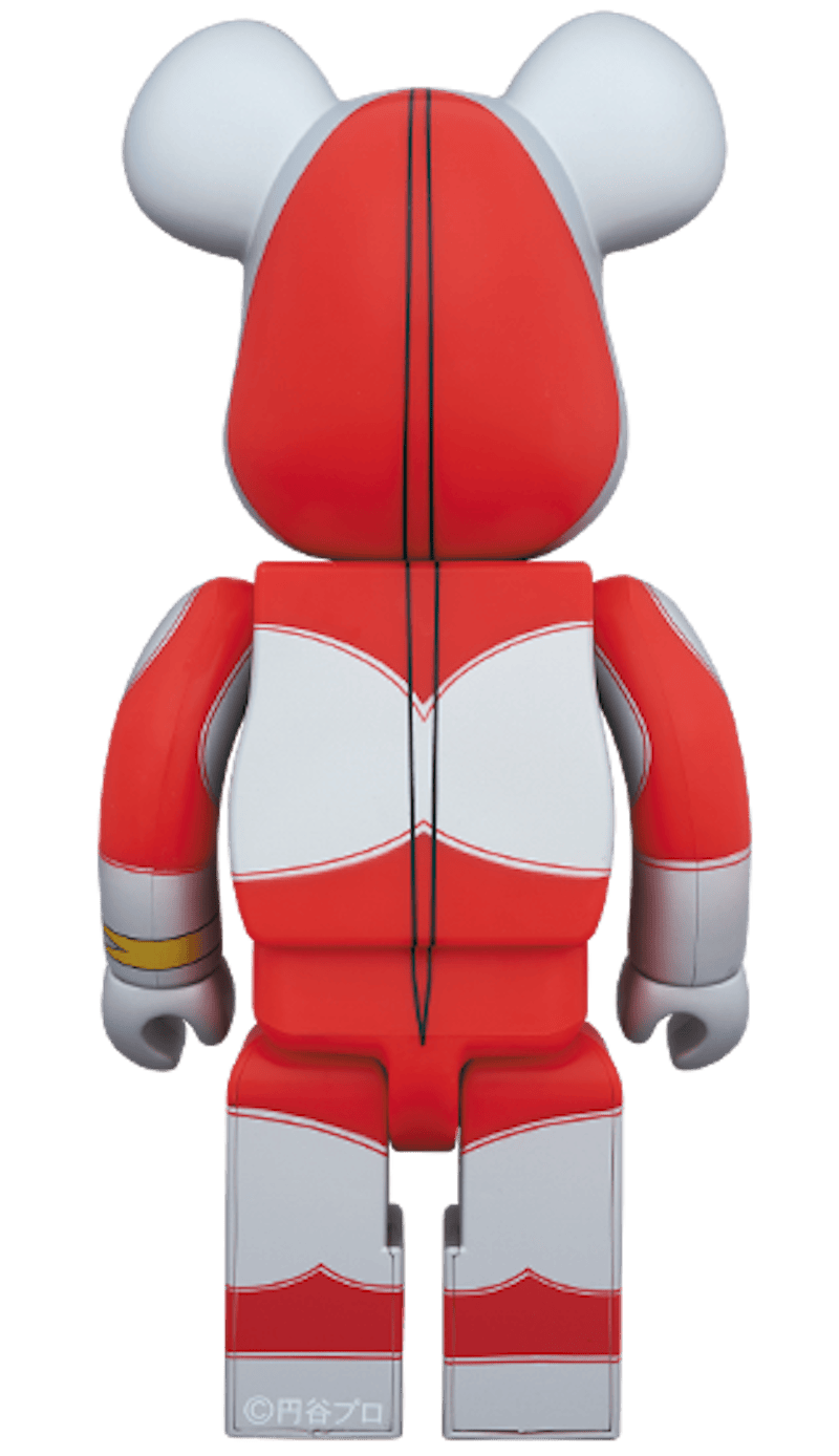 Bearbrick Ultraman Jack 400% Red/Grey