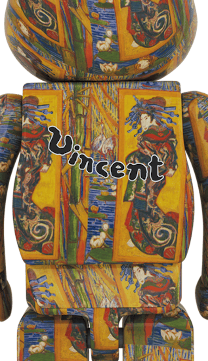Bearbrick Van Gogh Museum Courtesan (after Eisen) 1000%