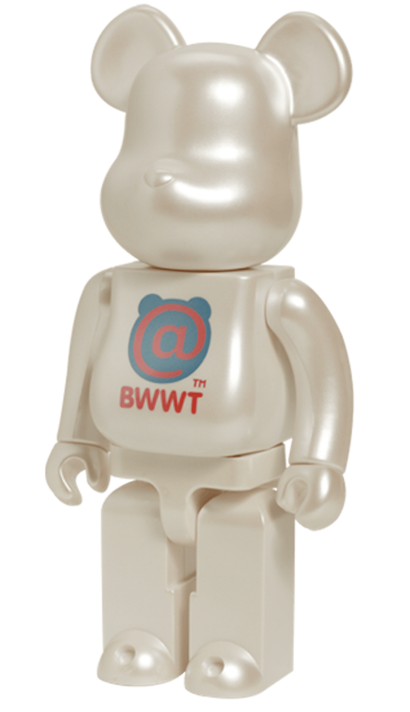 Bearbrick WORLD WIDE TOUR MCT 400% Silver