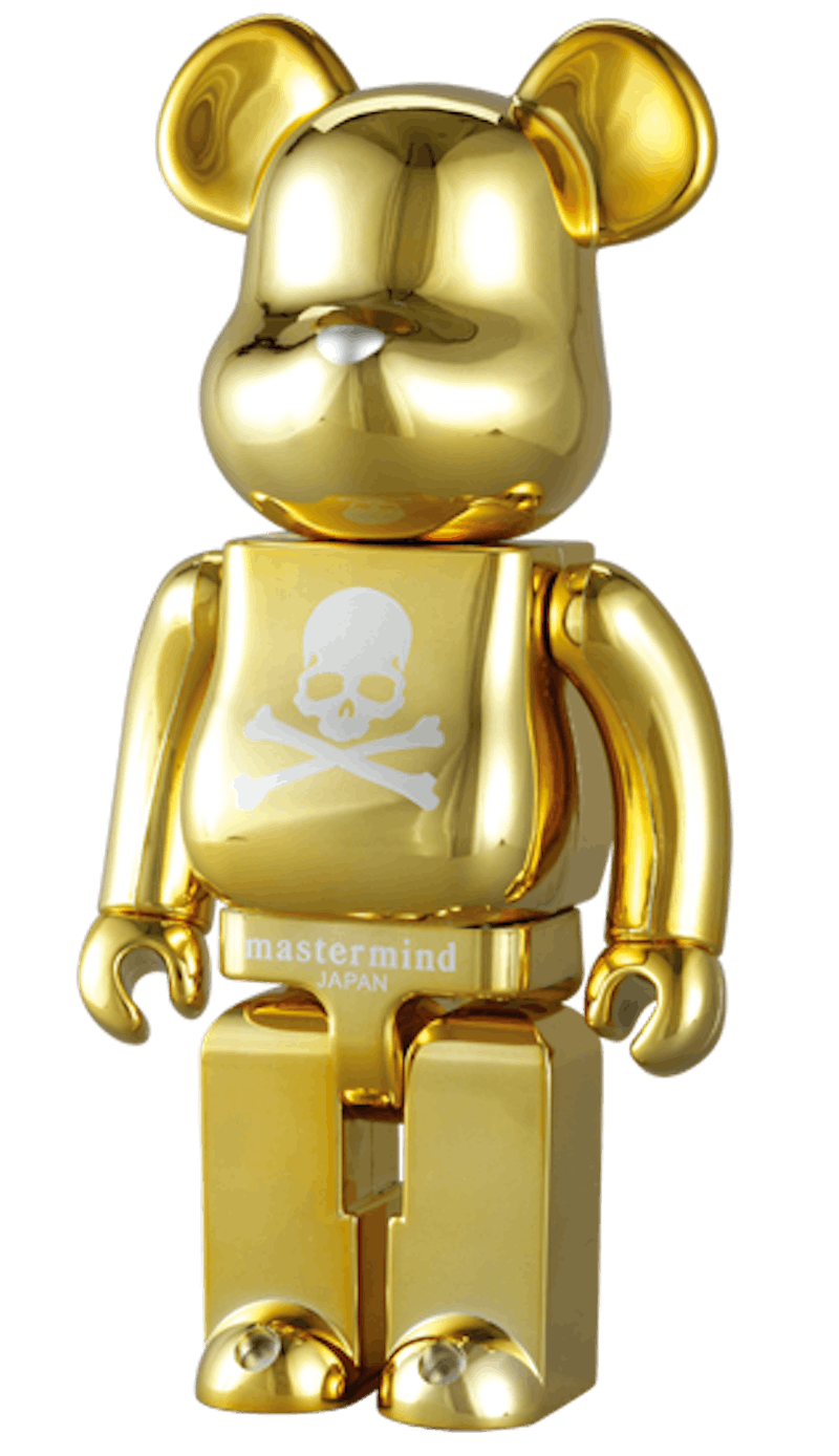 Bearbrick WORLD WIDE TOUR mastermind JAPAN 400% Gold