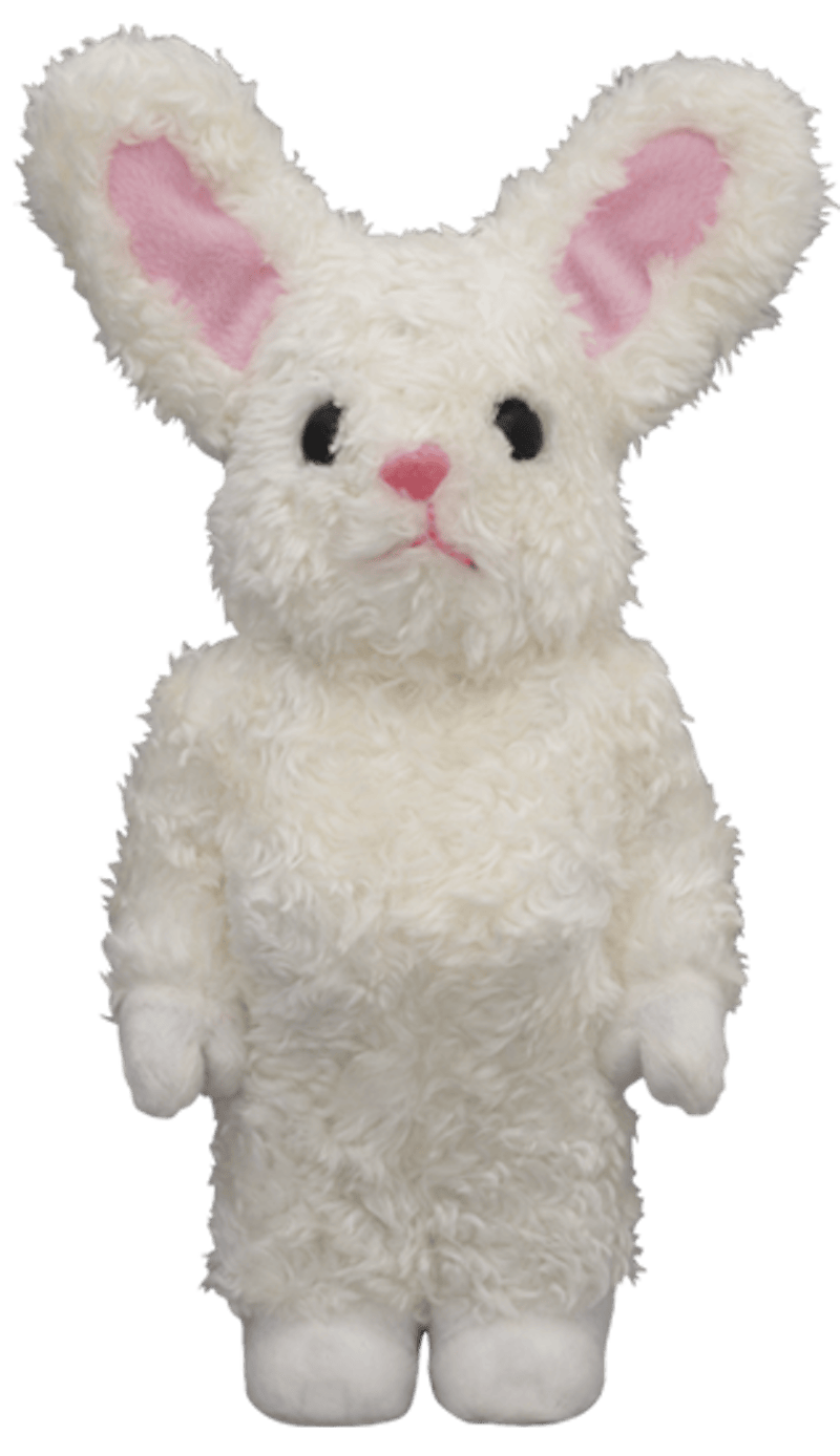 Bearbrick World Wide Tour Fragment Wolf x Rabbit 400% White