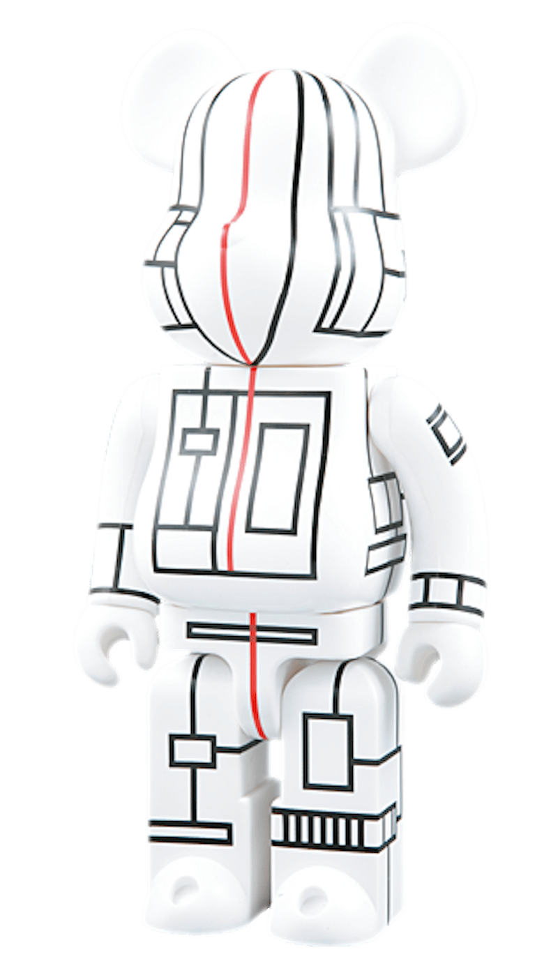 Bearbrick World Wide Tour Futura 400% White