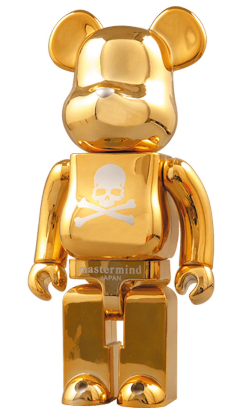 Bearbrick World Wide Tour x Mastermind Japan 1000% Gold