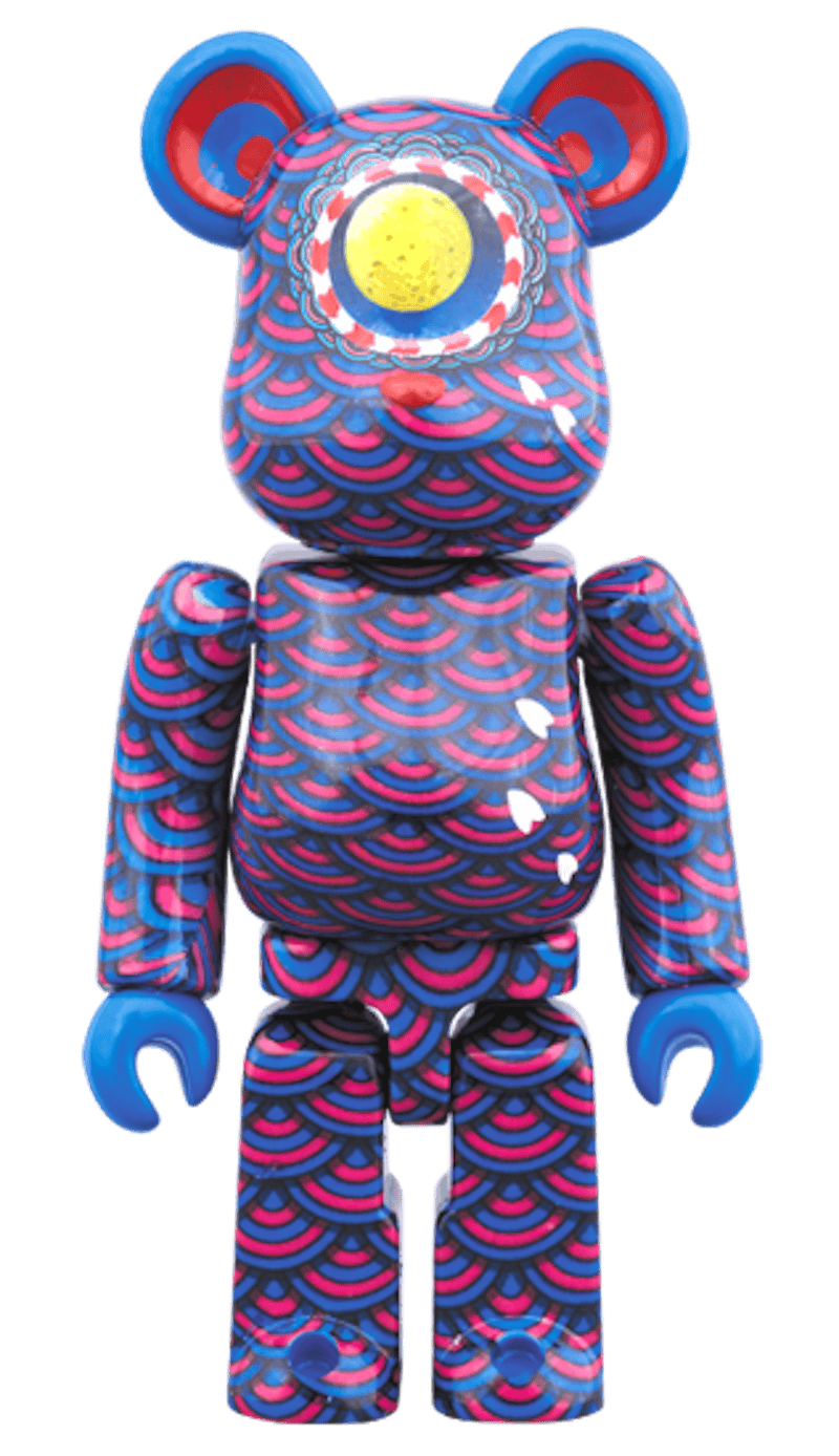 Bearbrick Yuto Shinoda 100% & 400% Set Navy