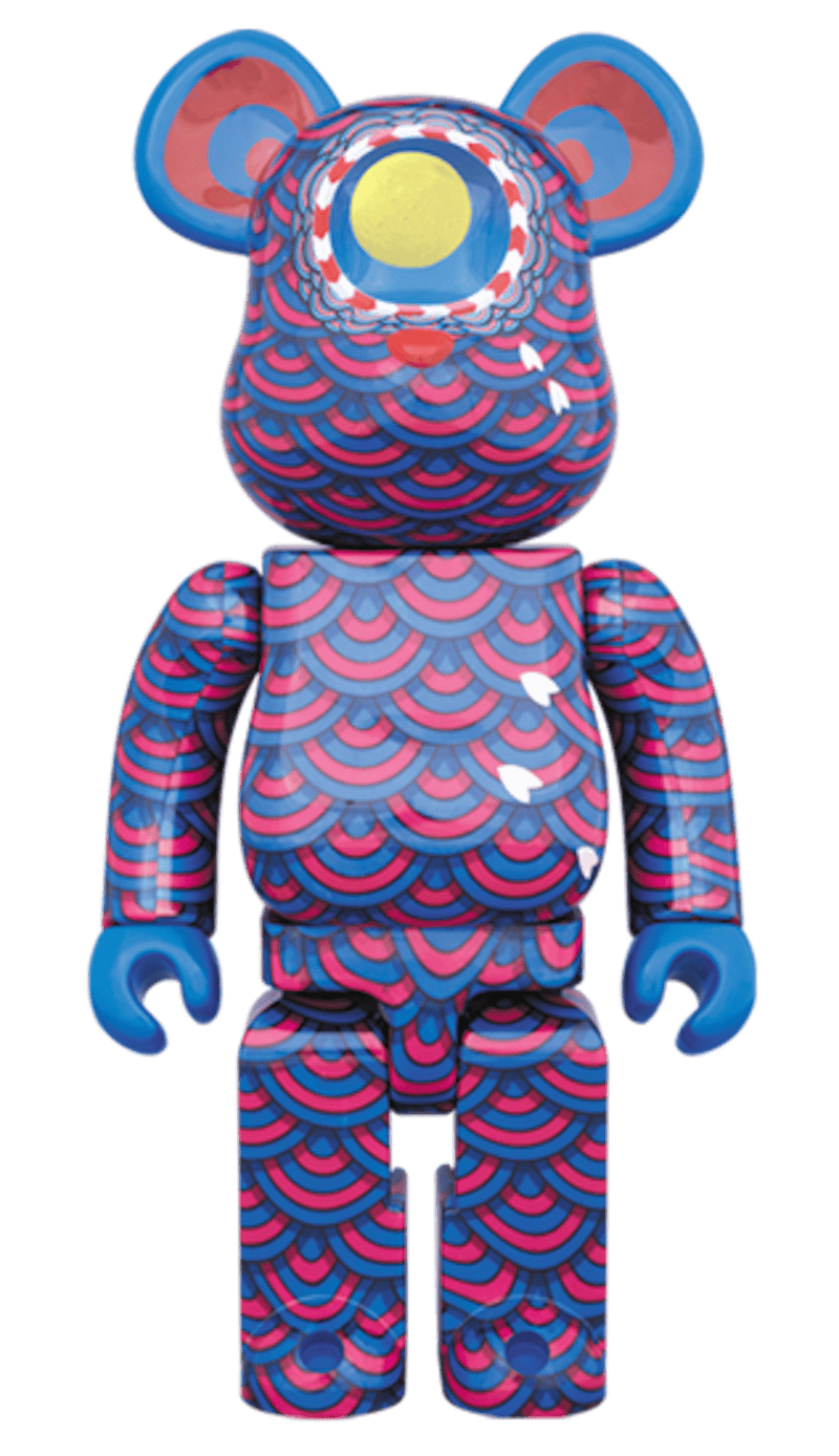 Bearbrick Yuto Shinoda 100% & 400% Set Navy