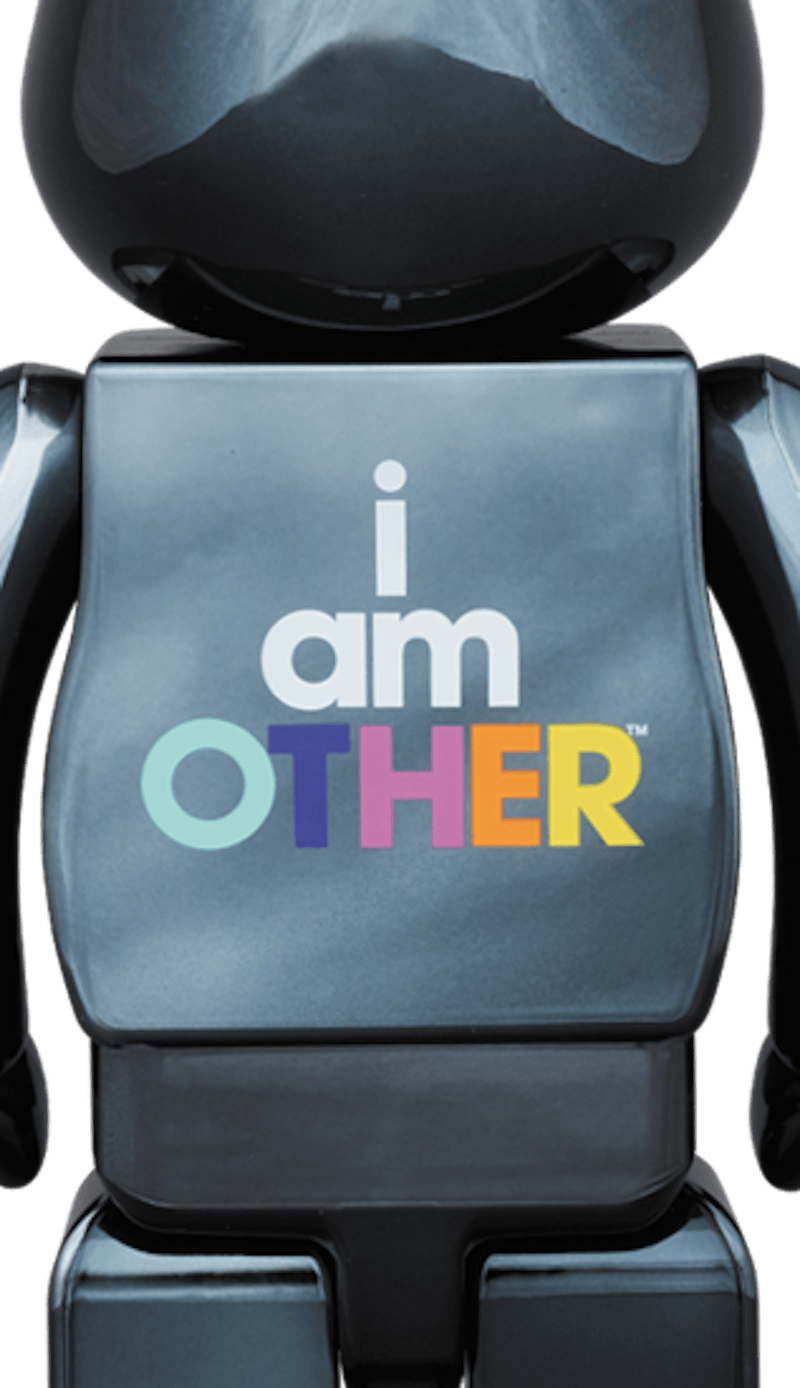 Bearbrick x Pharrell Williams i am OTHER 400% Black