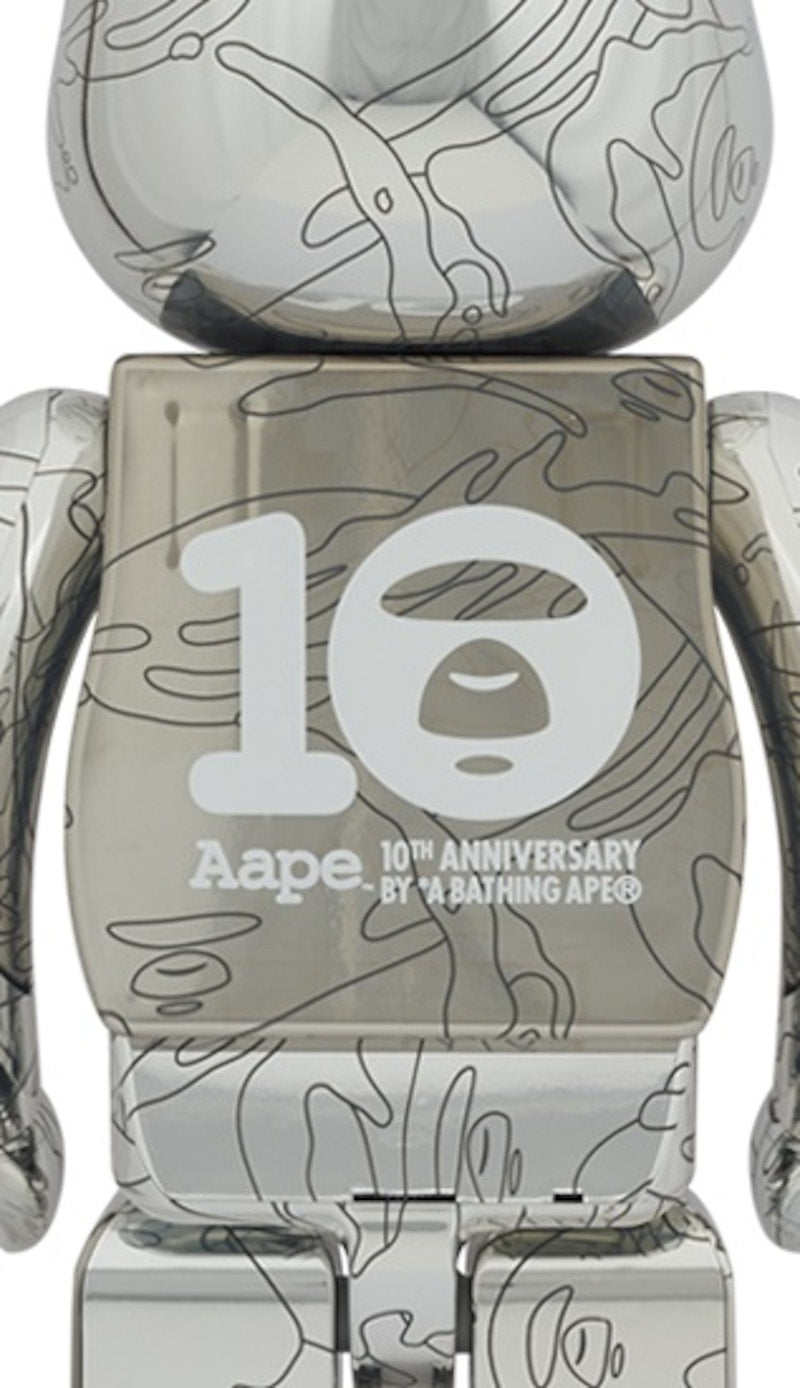 Bearbrick x AAPE by A Bathing Ape 10th Anniversary 1000%
