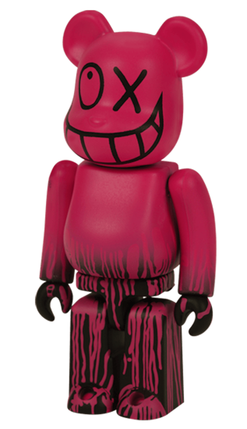 Bearbrick x Andre 100% Pink/Black