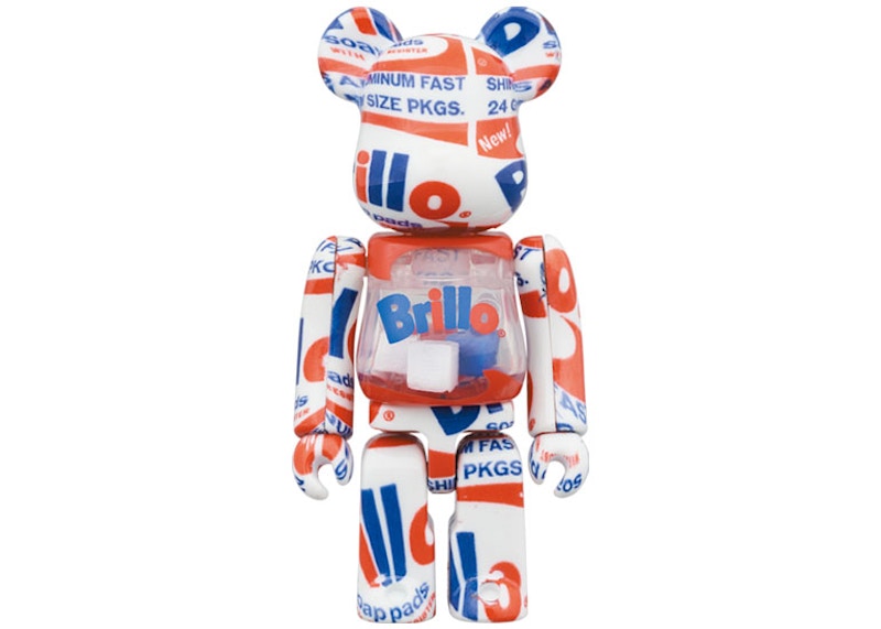 Bearbrick x Andy Warhol Brillo (2022) 100% & 400% Set