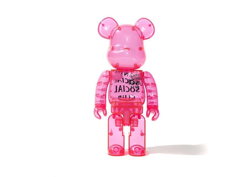 Bearbrick x Antisocial Social Club 400% Pink