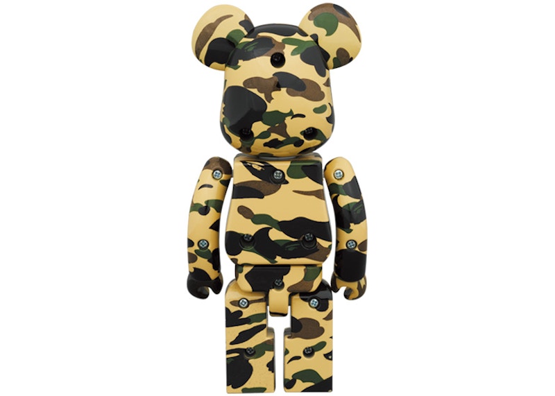 Bearbrick x BAPE 1st Camo Chogokin 200% Yellow