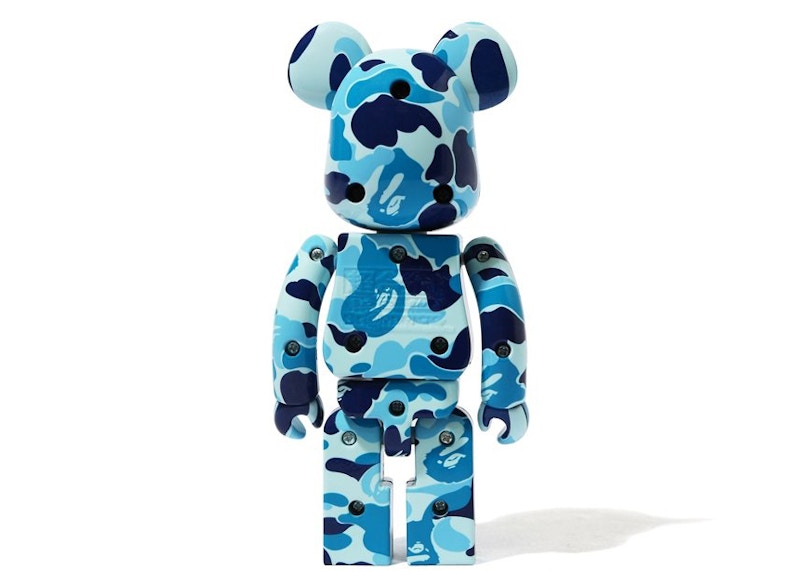 Bearbrick x BAPE Medicom Toy ABC Camo Chogokin 200% Blue