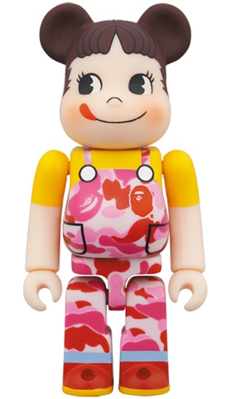 Bearbrick x BAPE Peko-chan 100% & 400% Set Pink Camo