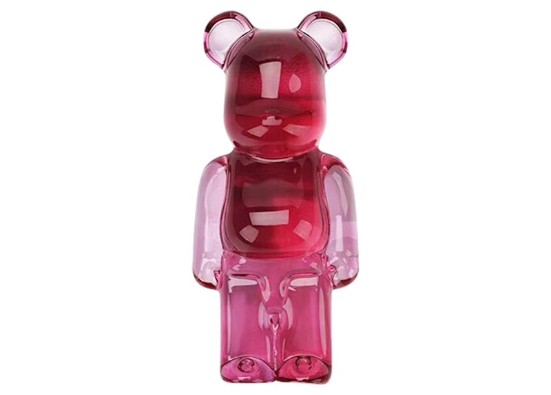 Bearbrick x Baccarat Brooch Pin Peony Pink