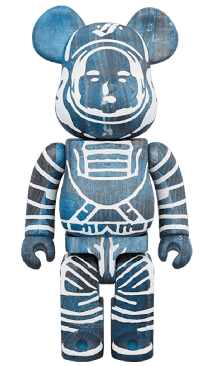 Bearbrick x Billionaire Boys Club x FDMTL 100% & 400% Set Navy/White