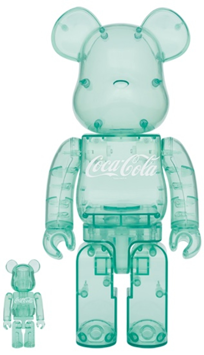 Bearbrick x Coca-Cola Georgia Green 100% & 400% Set