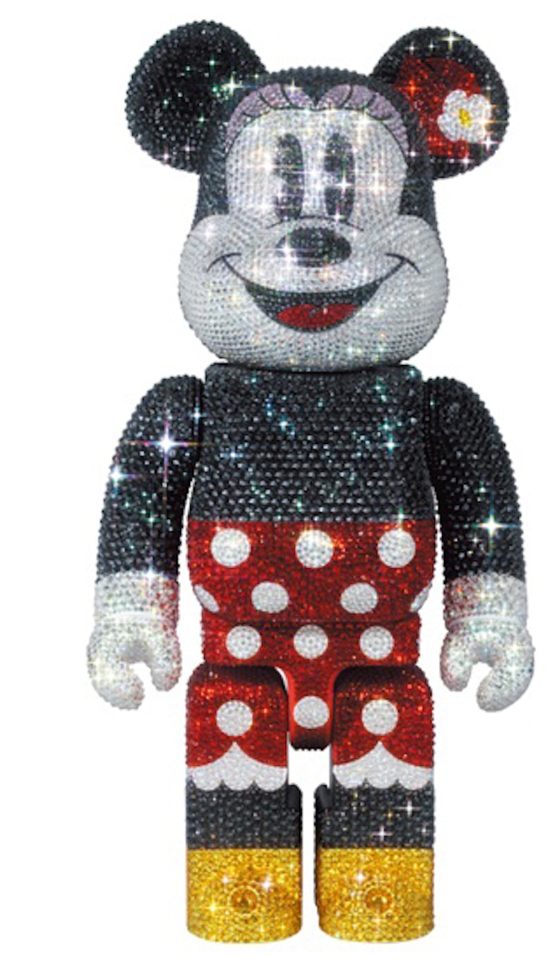Bearbrick x Disney Crystal Decorate Minnie Mouse 400%