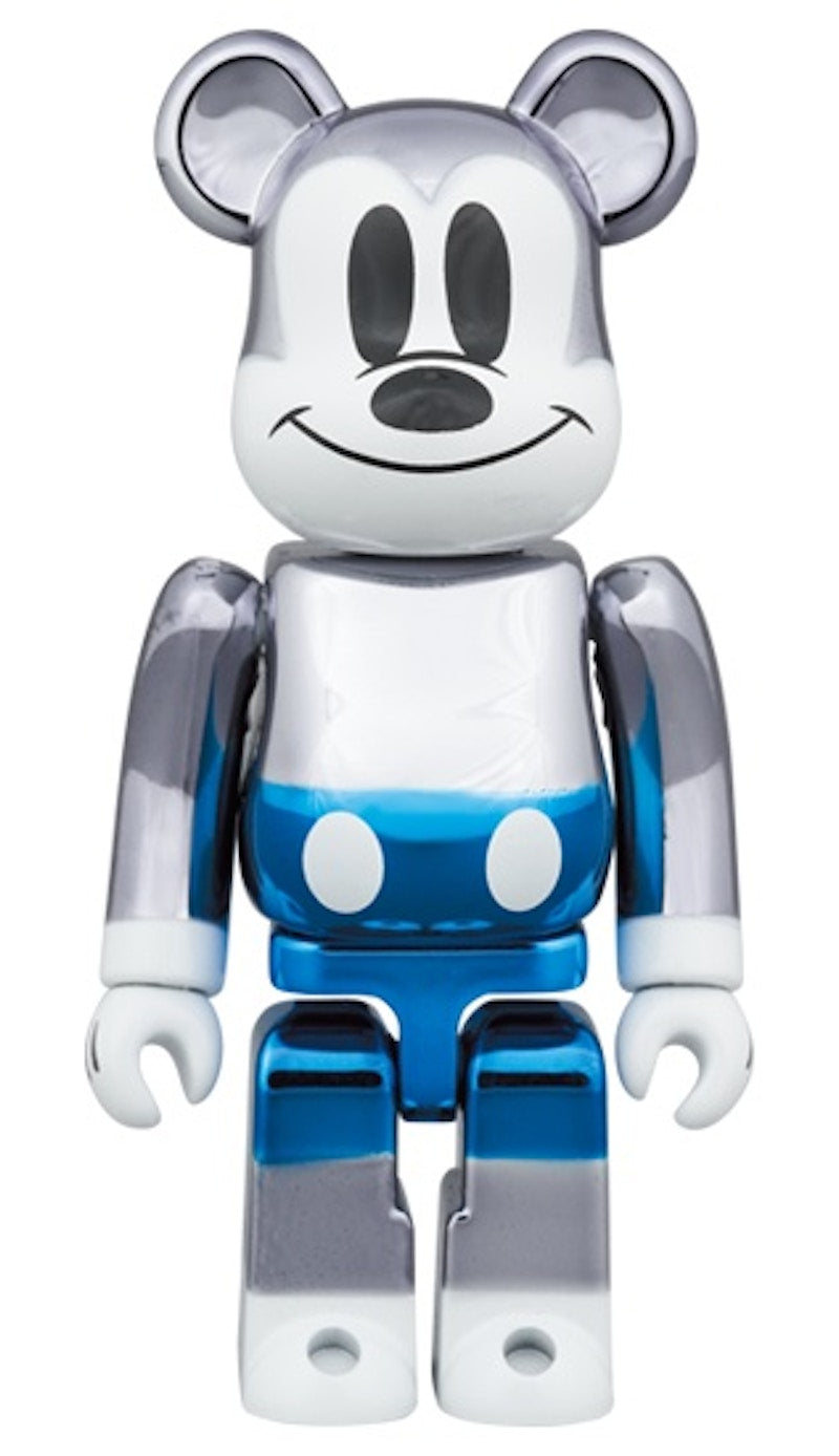 Bearbrick x Disney Fragmentdesign Mickey Mouse 100% & 400% Set Blue Ver.