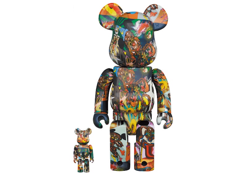 Bearbrick x Disney x Keiichi Tanaami Mickey Mouse 100% & 400% Set
