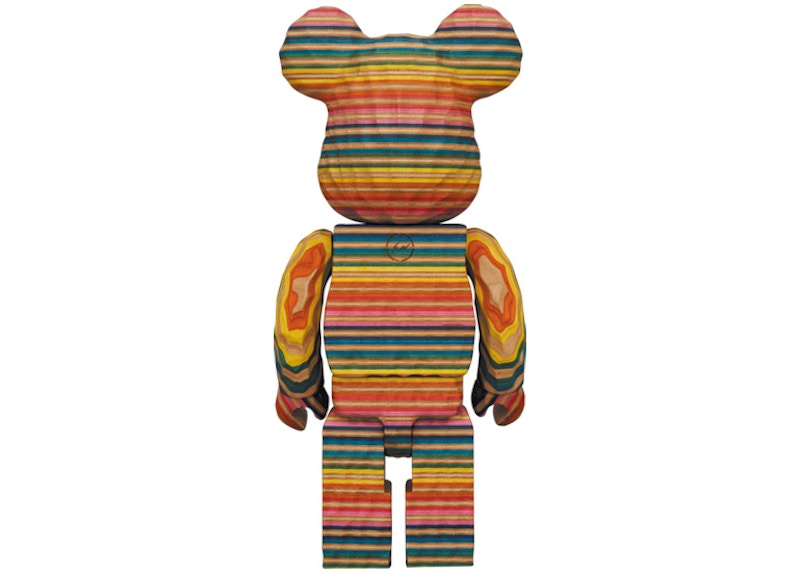 Bearbrick x Fragment x Haroshi Karimoku (Carved Wooden) 400%