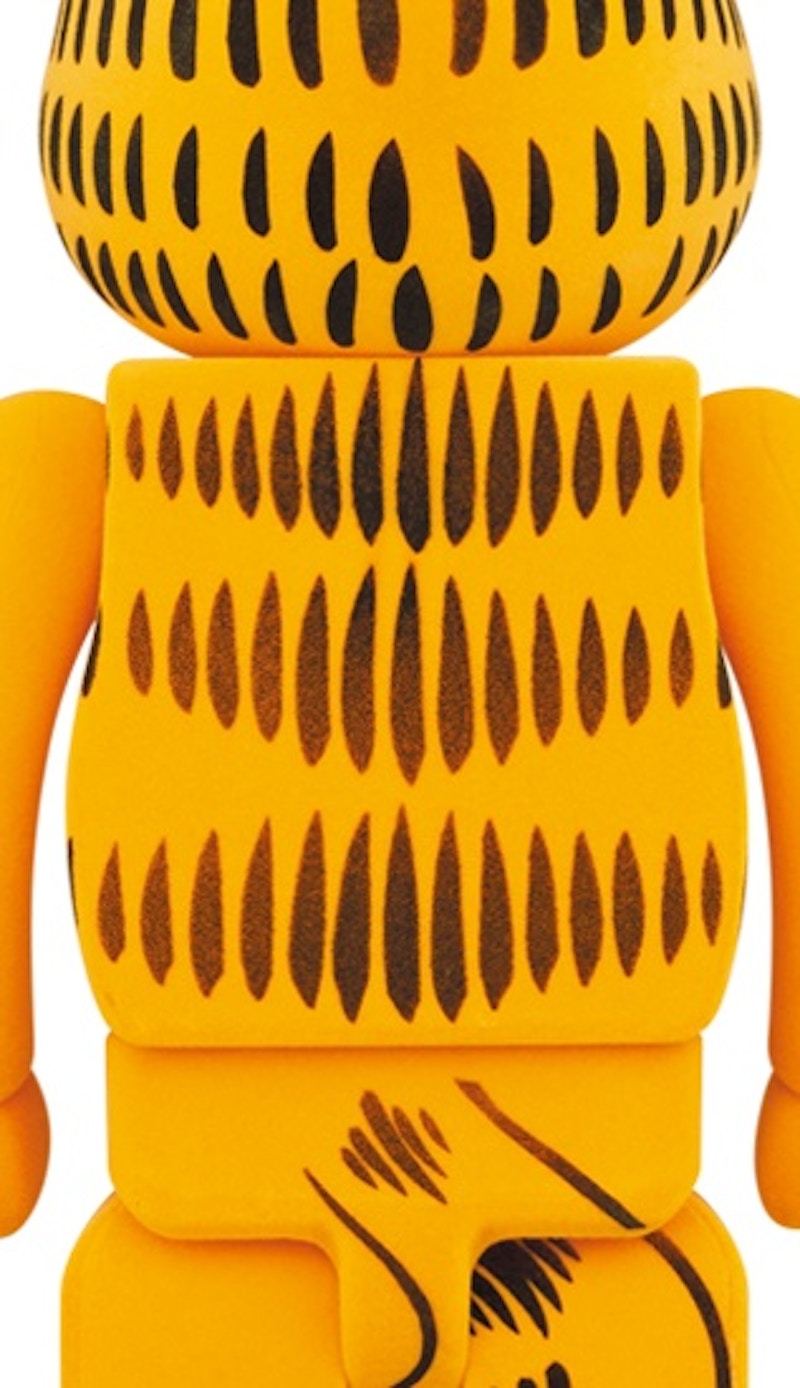Bearbrick x Garfield Flocky Ver. 100% & 400% Set