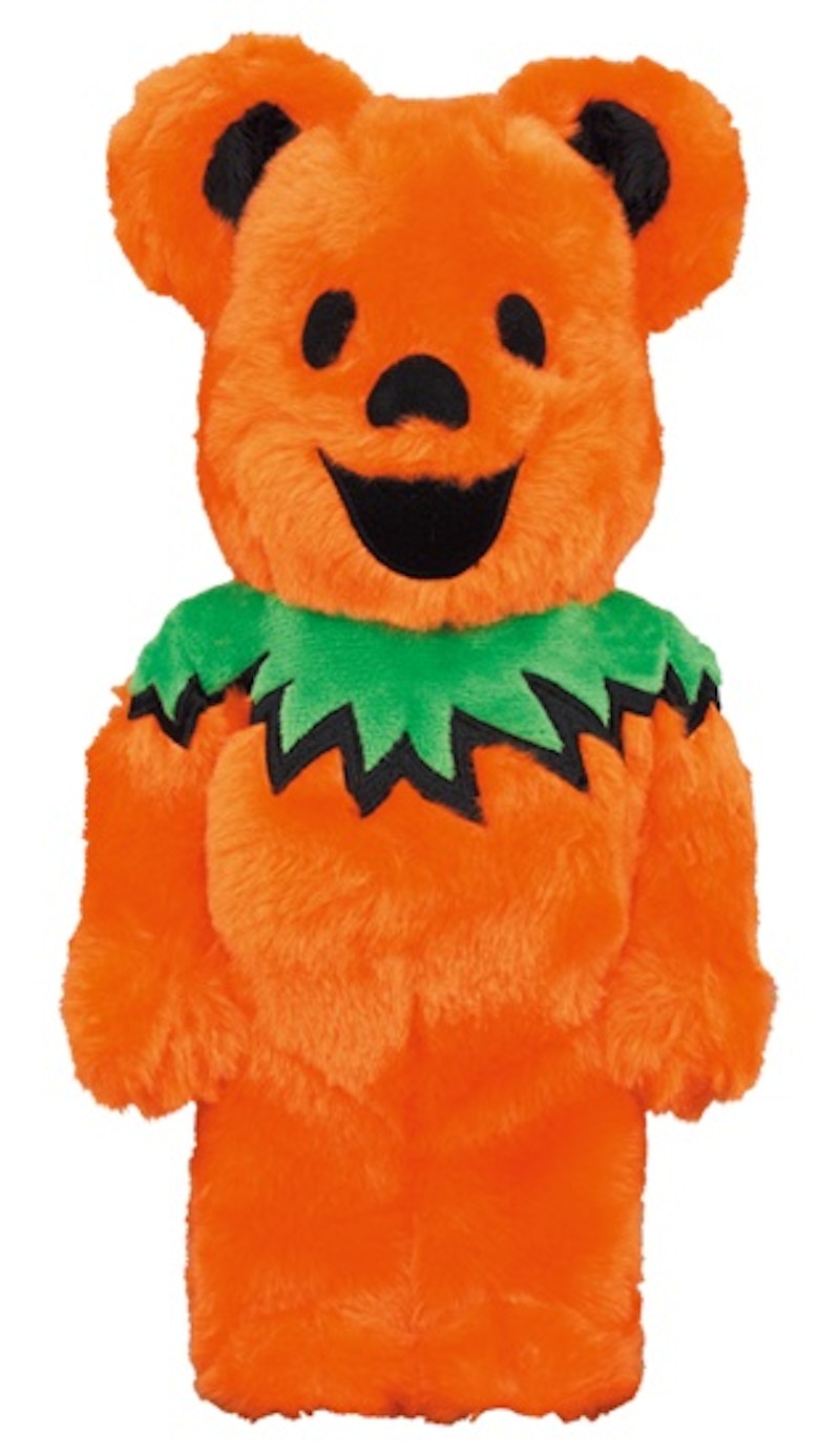 Bearbrick x Grateful Dead Dancing Bear Costume Ver. 400% Orange