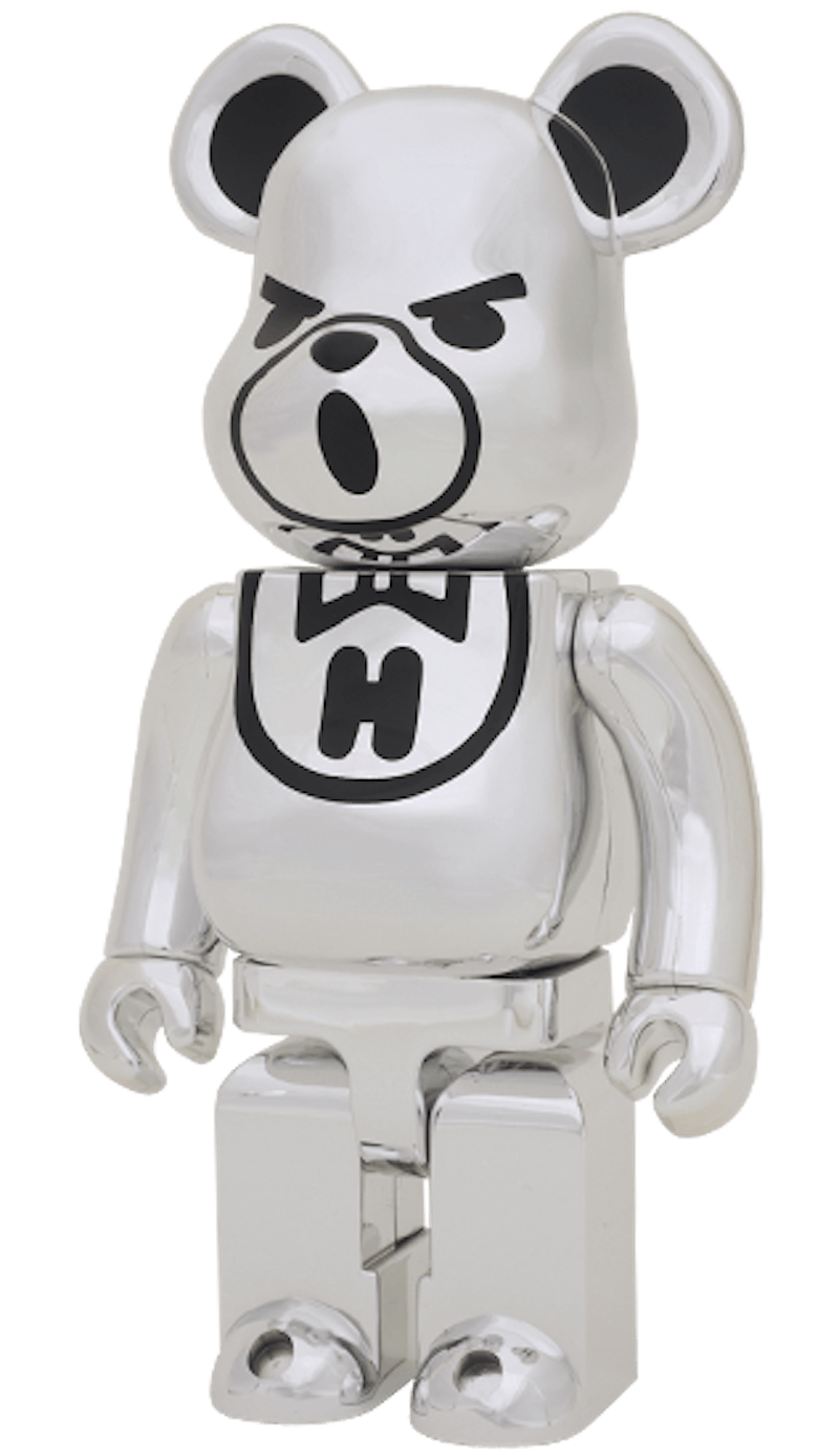 Bearbrick x Hysteric Glamour Chrome 400% Chrome
