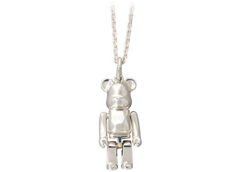 Bearbrick x IVXLCDM Charm Necklace Silver