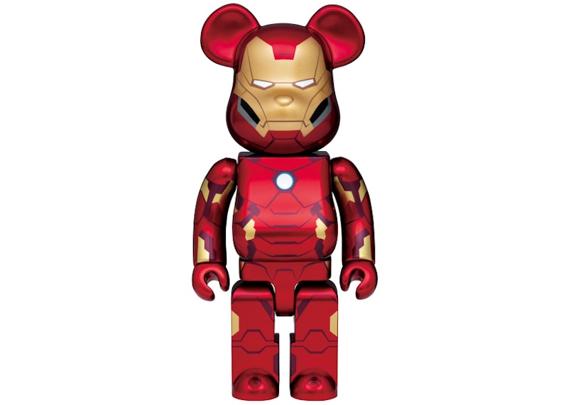 Bearbrick x Ironman Happy Lottery (2021 Version) 400% Red