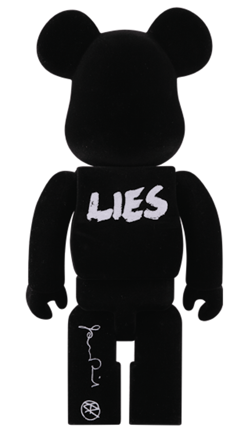 Bearbrick x Jamie Reid x Advantage Cycle x Suicommi Underground 400% Black