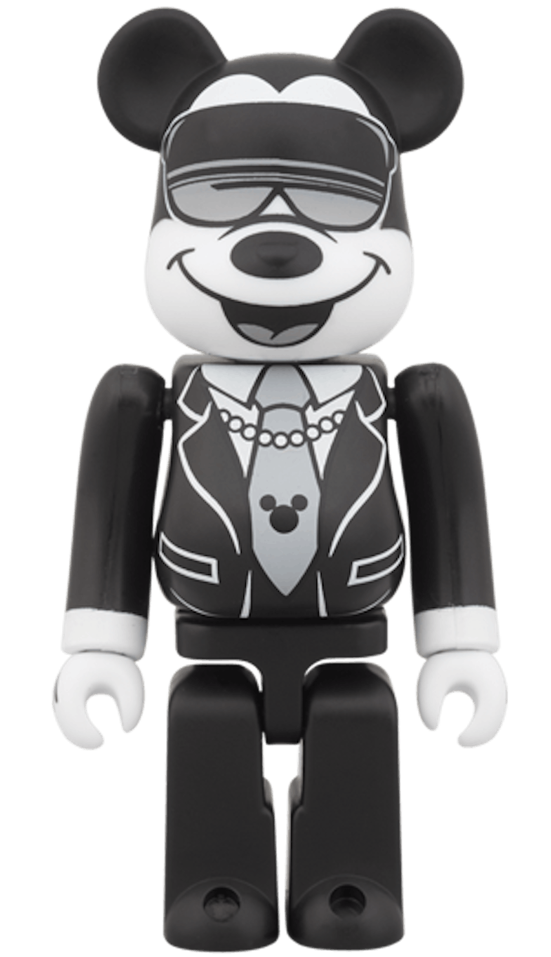 Bearbrick x Joyrich Mickey Mouse (Suit Ver.) 100% Black