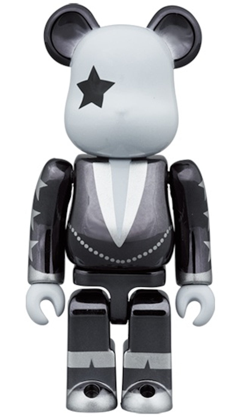 Bearbrick x KISS Star Child 100% & 400% Set Chrome Ver.