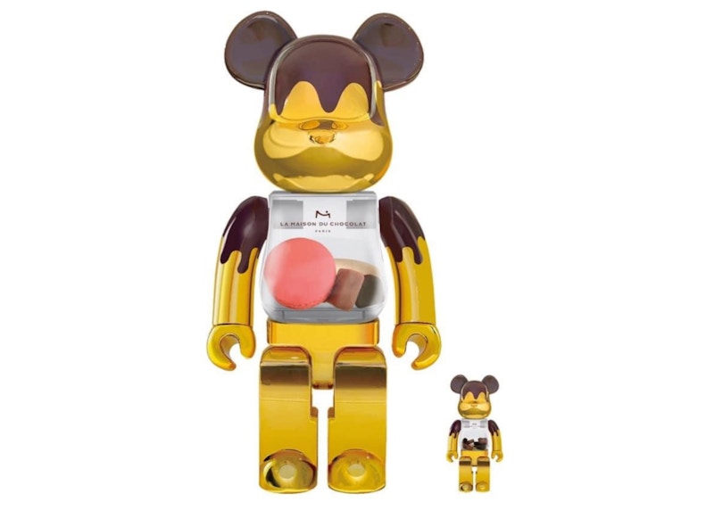 Bearbrick x La Maison du Chocolat 100% & 400% Set Brown/Gold