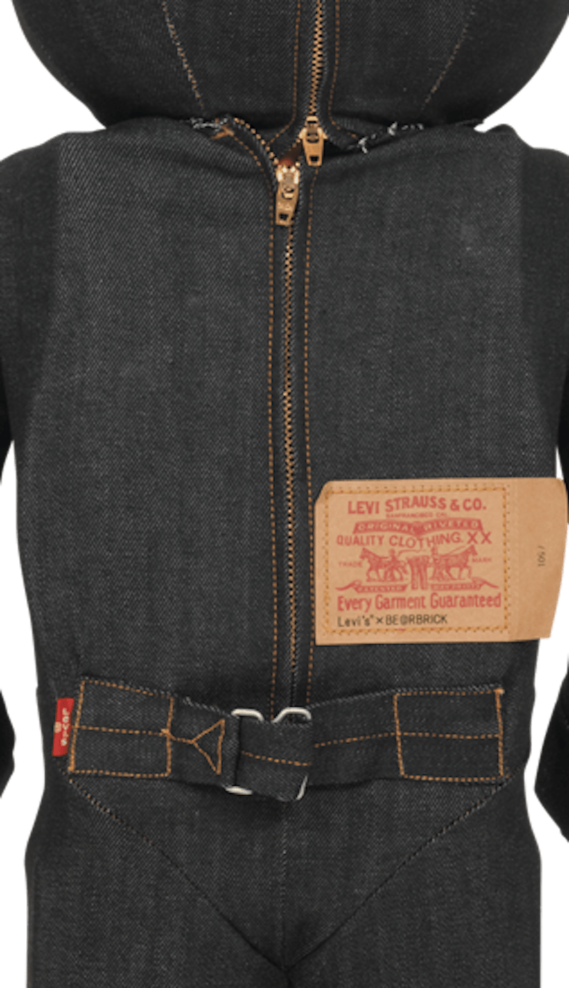Bearbrick x Levi's Black 1000% Denim