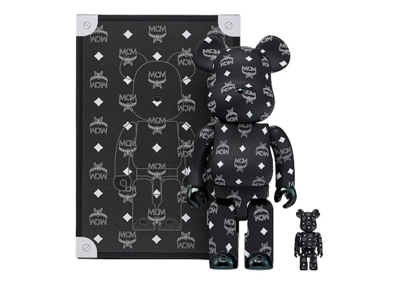 Bearbrick x MCM 100% & 400% Set