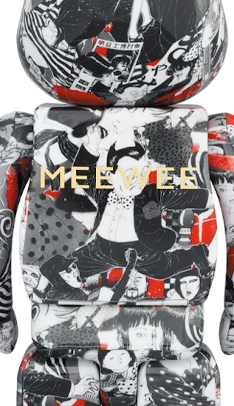 Bearbrick x MEEWEE x Suehiro Maruo Shoujo Tsubaki 100% & 400% Set