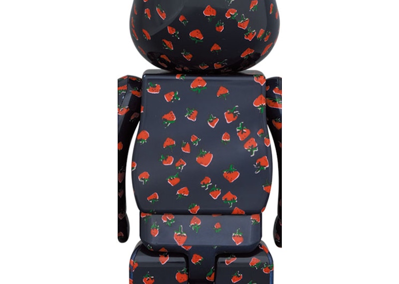 Bearbrick x MUVEIL Strawberry Pattern 100% & 400% Set