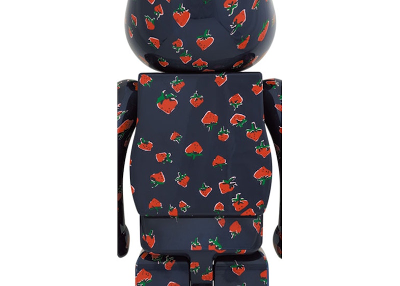 Bearbrick x MUVEIL Strawberry Pattern 1000%