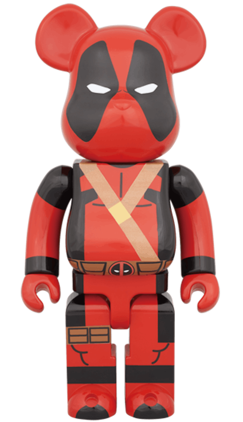 Bearbrick x Marvel Deadpool 400% Red